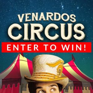 Family 4-Pack Tickets & Swag Pack Venardos Circus FACEBOOK GIVEAWAY CONTEST @ the Family Friendly Asheville Facebook Page