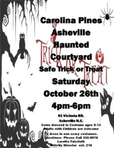 Haunted Courtyard Safe Trick or Treat @ Carolina Pines at Asheville  | Asheville | North Carolina | United States