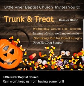 Trunk-n-Treat @ Little River Baptist Church | Penrose | North Carolina | United States