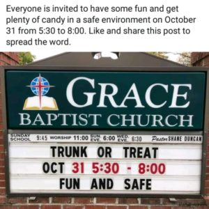 Trunk or Treat @ Grace Baptist Church Brevard | Brevard | North Carolina | United States