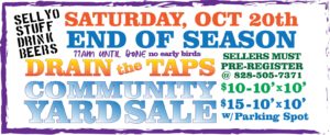 Community Yard Sale and Drain the Taps! @ FBO at Hominy Creek  | Asheville | North Carolina | United States