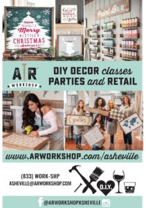 Workshop with AR Workshop Asheville FACEBOOK GIVEAWAY CONTEST @ on the Family Friendly Asheville Facebook page