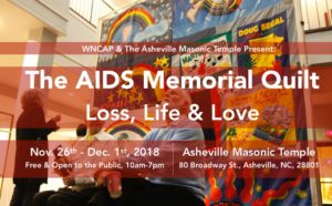 The AIDS Memorial Quilt in Asheville @ Asheville Masonic Temple | Asheville | North Carolina | United States