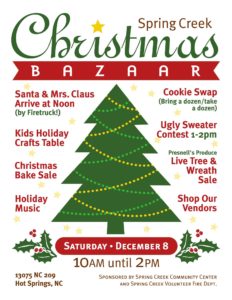 Christmas Bazaar @ Spring Creek Community Center  | Hot Springs | North Carolina | United States