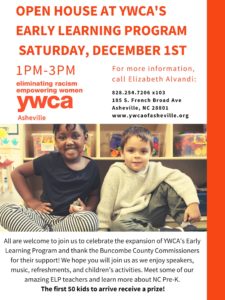 YWCA Early Learning Program Open House @ YWCA of Asheville Early Learning Program | Asheville | North Carolina | United States