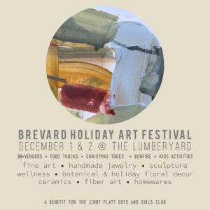 Brevard Holiday Art Festival @ Brevard Lumberyard | Brevard | North Carolina | United States