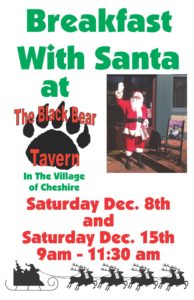 Breakfast with Santa @ The Black Bear Tavern