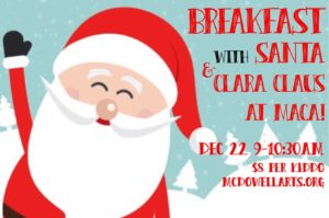 Breakfast, Crafts, & Storytime with Santa & Clara Claus! @ McDowell Arts Council Association