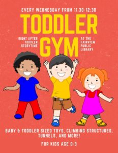 Toddler Gym (0-3yrs) @ Fairview Library