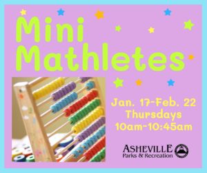 Mini Mathletes (5yrs and under with an adult) @ Stephens-Lee Recreation Center