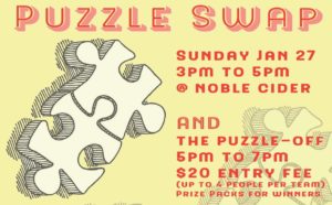 Taproom & Cidery Puzzle Swap @ Noble Cider 