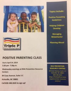 Positive Parenting Class (Childcare NOT Provided) @ RHA Prevention Resource Centers