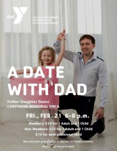 Father Daughter Dance @ Corpening Memorial YMCA