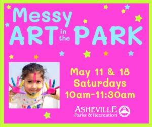 Messy Art in the Park (ages 3-6 with an adult)