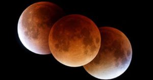 Total Lunar Eclipse (Blood Moon) @ up in the sky