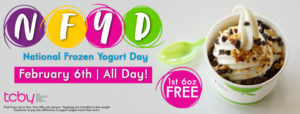 National Froyo Day @ all area TCBY stores