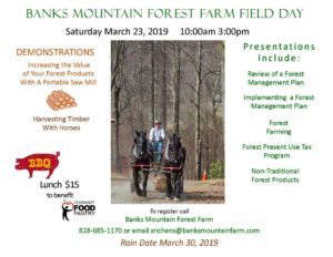 Forest Farm Field Day @ Banks Mountain Farm 