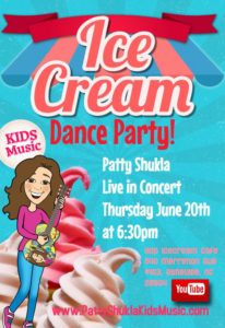 Music Show for Kids @ The Hop Ice Cream Cafe 