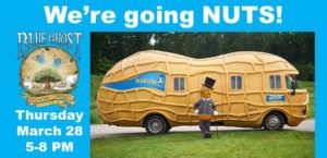 Planters NUTmobile & peaNUT Porter Release @ Blue Ghost Brewing Company