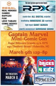 Captain Marvel Mini-Comic Con @ Regal Biltmore Grande Stadium 15 in Biltmore Park Town Square