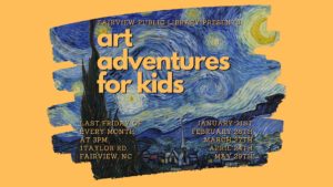 Art Adventures for Kids (8-12yrs) @ Fairview Library