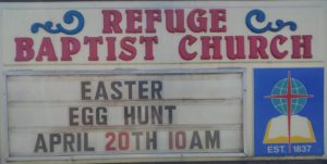 Easter Egg Hunt (5th Grade & Under) @ Refuge Baptist Church