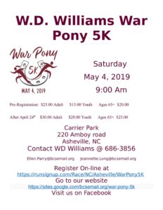 War Pony 5K @ Carrier Park