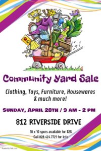 Community Yard Sale @ Asheville Community Movement