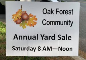 Community Yard Sale @ Oak Forest Neighborhood