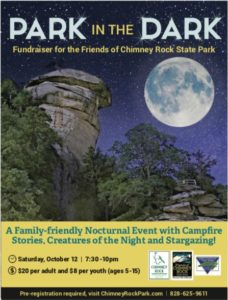 Park in the Dark @ Chimney Rock at Chimney Rock State Park