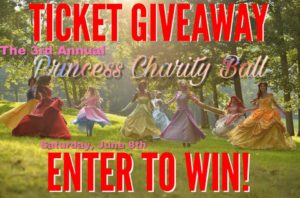 Princess Charity Ball Tickets FACEBOOK GIVEAWAY CONTEST @ on the Family Friendly Asheville Facebook page