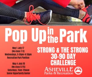 Pop Up in the Park: Strong & the Strong 30-90 Day Challenge (13+yrs) @ Senior Opportunity Center