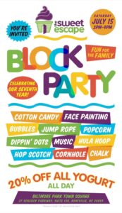 Block Party @ The Sweet Escape