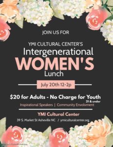 YMICC Intergenerational Women’s Lunch @ YMI Cultural Center