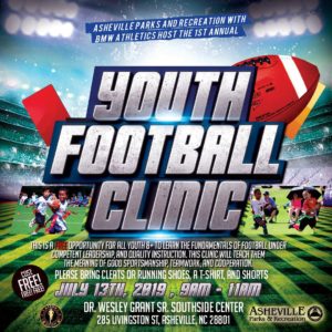 FREE Youth Football Clinic (8yrs and older) @ Dr. Wesley Grant Sr. Southside Center