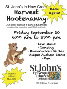 Harvest Hootenanny @ St John's Episcopal Church, Asheville