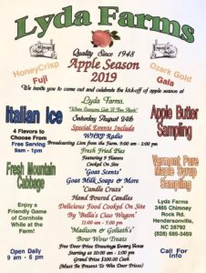 Apple Season Kick-Off Celebration @ Lyda Farms