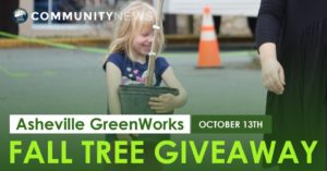 Fall Tree Giveaway @ Buncombe County Sports Park