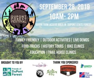 Annual Dupont Forest Festival On National Public Lands Day @ DuPont State Forest Guion Farm Access Area