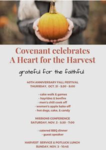 Heart for the Harvest Celebration @ Covenant Presbyterian Church, PCA