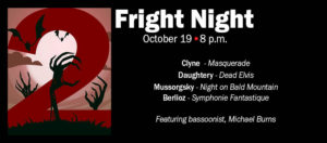 MASTERWORKS 2: Horror at the Symphony: Fright Night (Clyne, Daugherty, Mussorgsky, Berlioz) @ Thomas Wolfe Auditorium