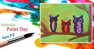 Saturday Paint Day: Ages 5-8 @ Julie Dugger Art