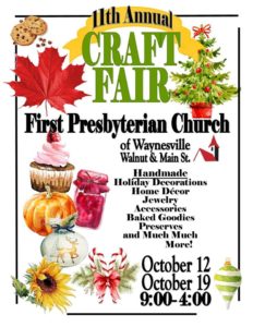 2019 Craft Fair @ First Presbyterian Church Waynesville