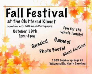 FALL FESTIVAL @ The Cluttered Kloset