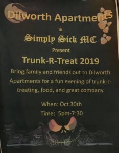 Trunk or Treat @ Dilworth of Asheville Apartments