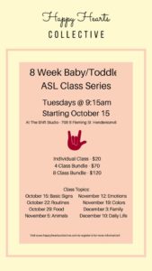 Baby / Toddler ASL Class @ The Shift Studio