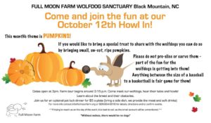 October Howl In @ Full Moon Farm Wolfdog Sanctuary