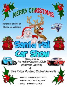 Santa Pal Car Show @ Asheville Outlets