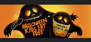 Halloween Kids Eat FREE @ Beef 'O' Brady's, ARDEN, NC