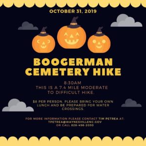 Boogerman Cemetary Hike @ Base Camp Waynesville